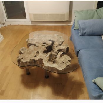 Mesa de madera de olivo
